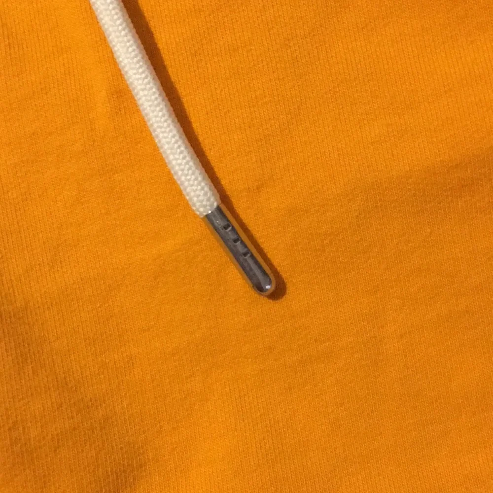 Nike Orange Men's Athletic Shorts with White Logo